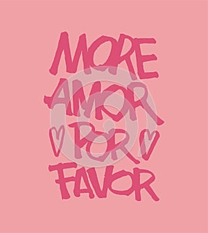 More love please in Spanish