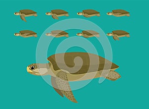 Animal Animation Sequence Flatback Cartoon Vector