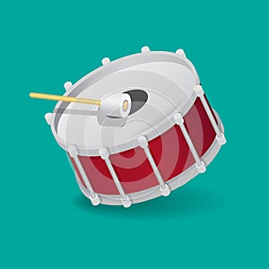 Big bass drum music instrument