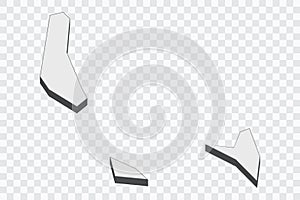 3D map illustration of Comoros