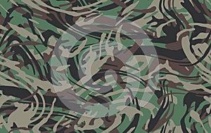 Camouflage seamless pattern. Camo background. Military print for design  wallpaper  textile. Vector