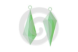 Fancy Earring Designs Vector Illustration