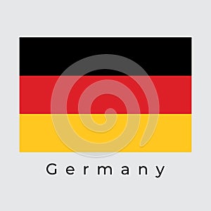 Germany Flag Vector Illustration, German flag