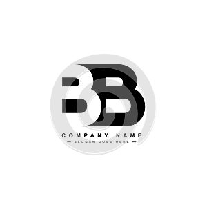 BB Initial Letter Logo - Minimal Vector Logo photo