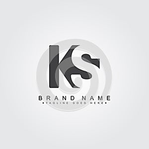 Initial Letter KS Logo - Simple Business Logo photo