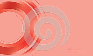 Abstract pink circle background vector illustration