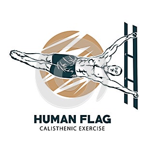 Calisthenic sport logo