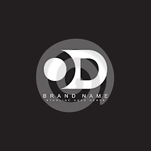 Initial Letter OD Logo - Minimal Vector Logo photo