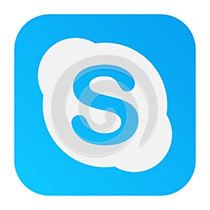 Skye icon vector isolated on white backgound