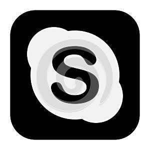 Skye icon vector isolated on white backgound