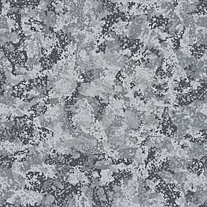 Camouflage, modern fashion textile design. Army uniform. Camo military grunge pattern. Monochrome, fashionable, fabric. Vector