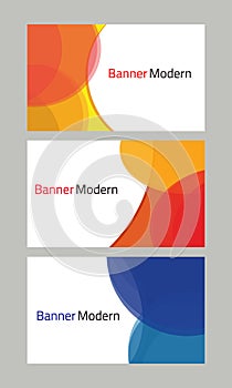 Banner modern photo