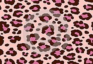 Leopard creative pattern texture repeating seamless pink and black