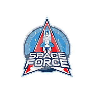 Space Force Fantasy logo and bagde design photo