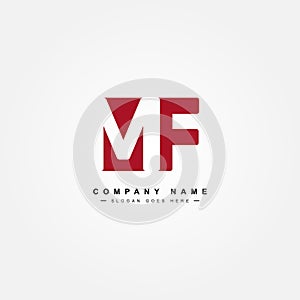 Initial Letter MF Logo - Minimal Business Style Logo photo