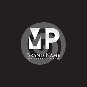 Initial Letter MP Logo - Minimal Business Logo photo