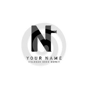 Initial Letter NI Logo - Simple Business Logo for Alphabet N and I photo