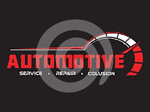 automotive service logo template.