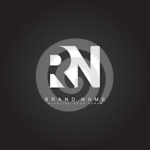 Initial Letter RN Logo Ã¢â¬â Simple Business Logo in minimal Style photo