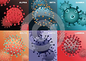 Corona Virus Variants photo