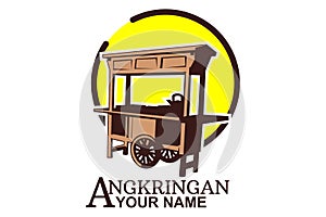 Vector Illustration for Angkringan food stall logo.