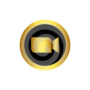 Gold and black zoom logo