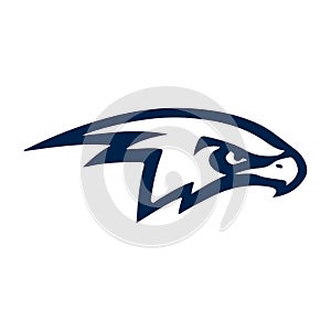 Eagle icon, animal company logo vector design illustration, isolated on white background.