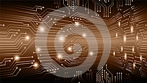 Cyber circuit future technology concept background