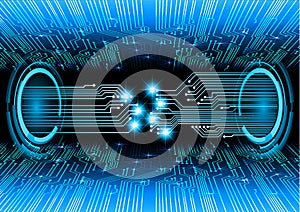 Cyber circuit future technology concept background Abstract future technology background