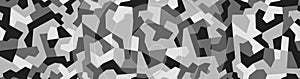 Military deforming camo. Seamless repeating vector pattern for camouflage nets and coloring weapons and military equipment.