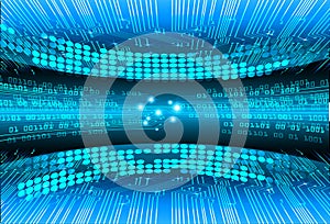 Cyber circuit future technology concept background Abstract future technology background