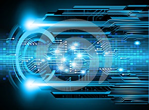 Cyber circuit future technology concept background Abstract future technology background