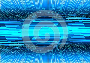 Cyber circuit future technology concept background