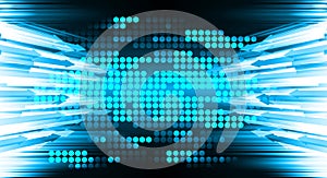 Cyber circuit future technology concept background Abstract future technology background