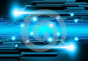 Cyber circuit future technology concept background