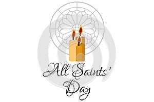 Vector illustration for All Saints Day.