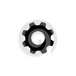 Setting flat icon button design vector