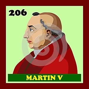 206th Catholic Church Pope Martin V photo