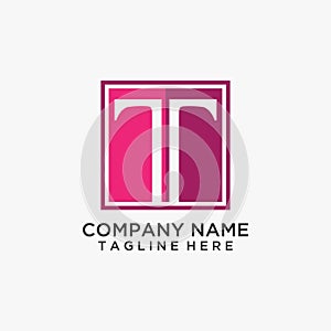 Letter T law logo design