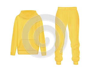 Hoodie and tracksuit bottom