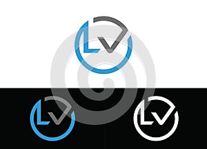 Letter LV Logo
