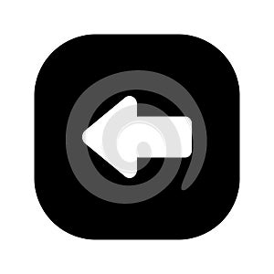 Left Arrow 4 Solid Style Icon