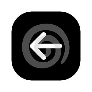 Left Arrow 5 Solid Style Icon