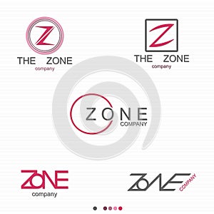 Red Zone Logo Set - Vector