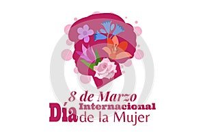 Translation:March 8, International Women`s Day. photo
