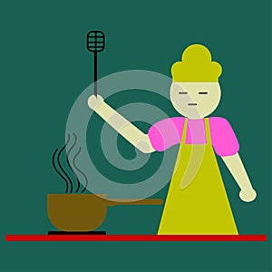cooking illustration photo