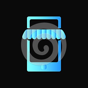 Smartphone store logo concept. gradient and modern logotype