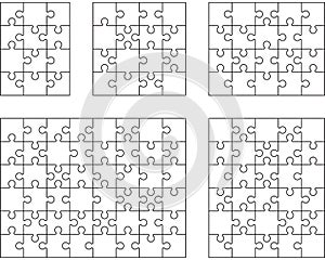 Puzzles, separate pieces