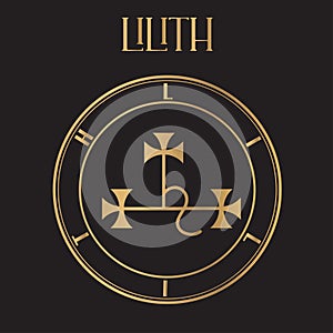 Lilith Sea, gold sigil photo