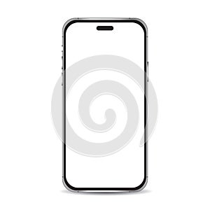 New smartphone mockup objects vector.
